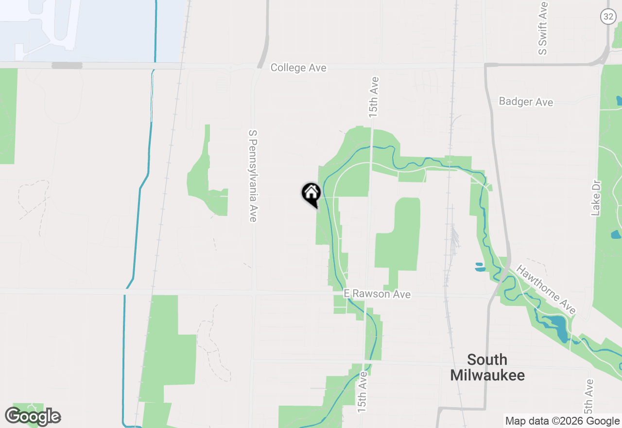 Map of 1000 17th Ave, South Milwaukee, WI 53172