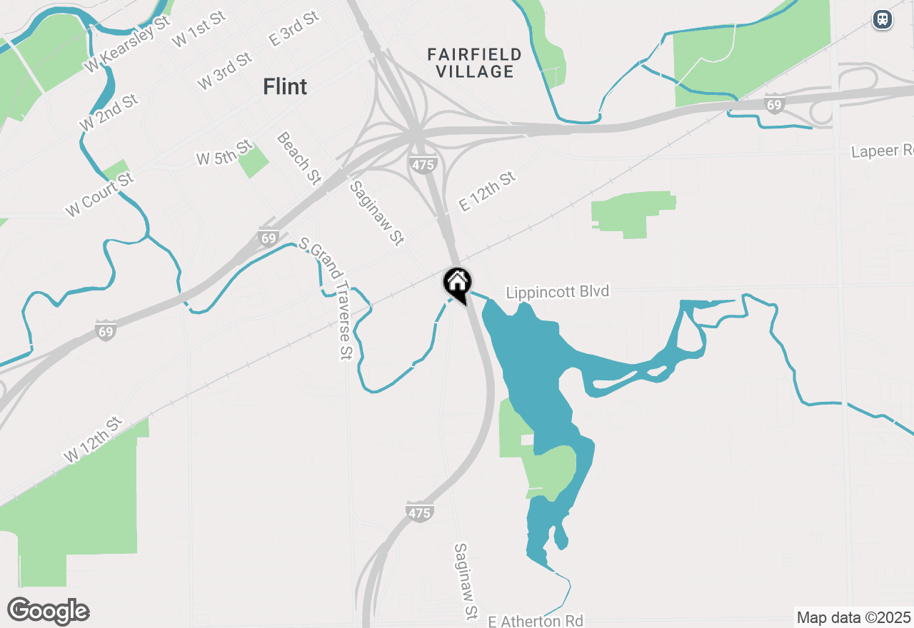 Map of 2101 S Saginaw Street, Flint, MI 48503