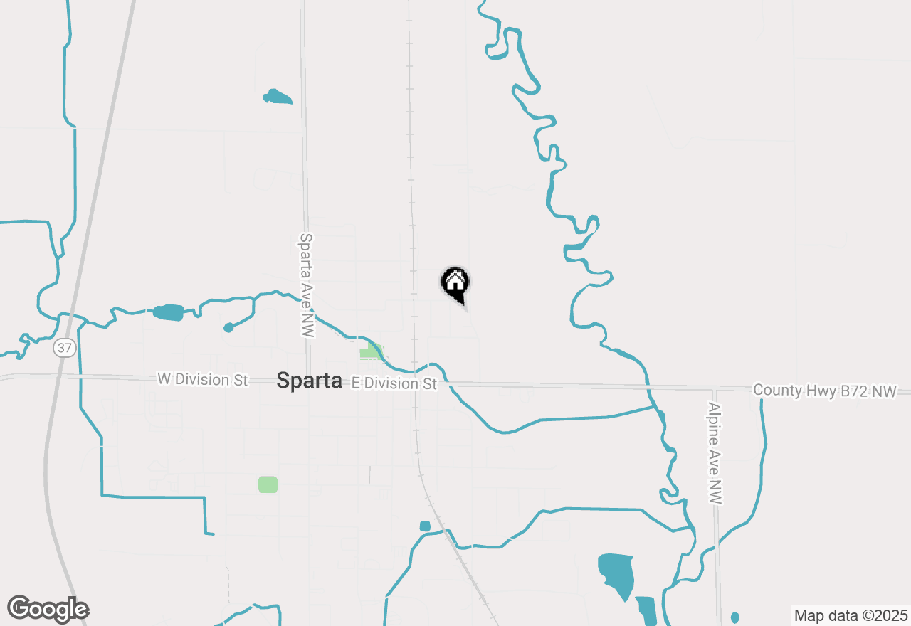 Map of 176 Cherry Street Nw, Sparta, MI 49345