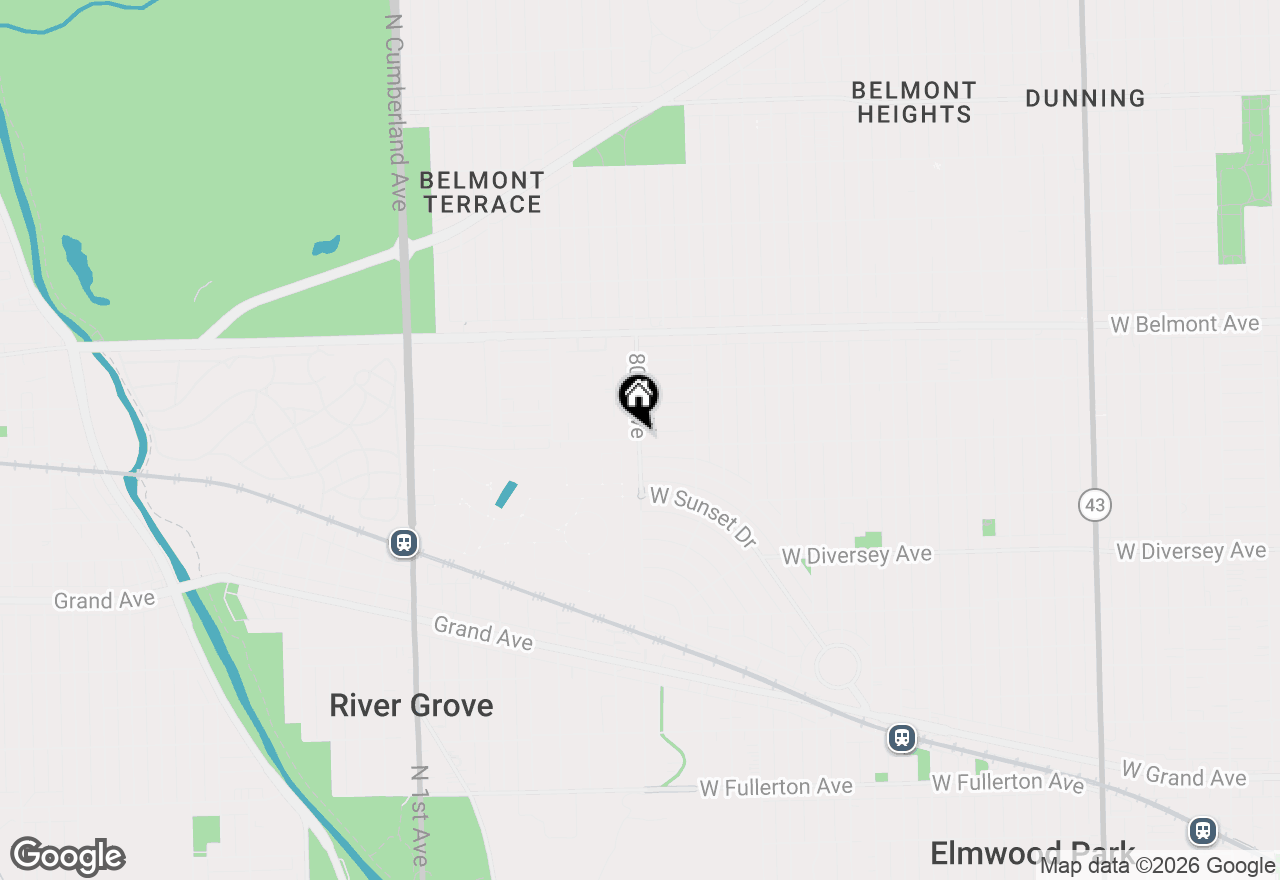 Map of 8000 W O'connor Drive #310, River Grove, IL 60171