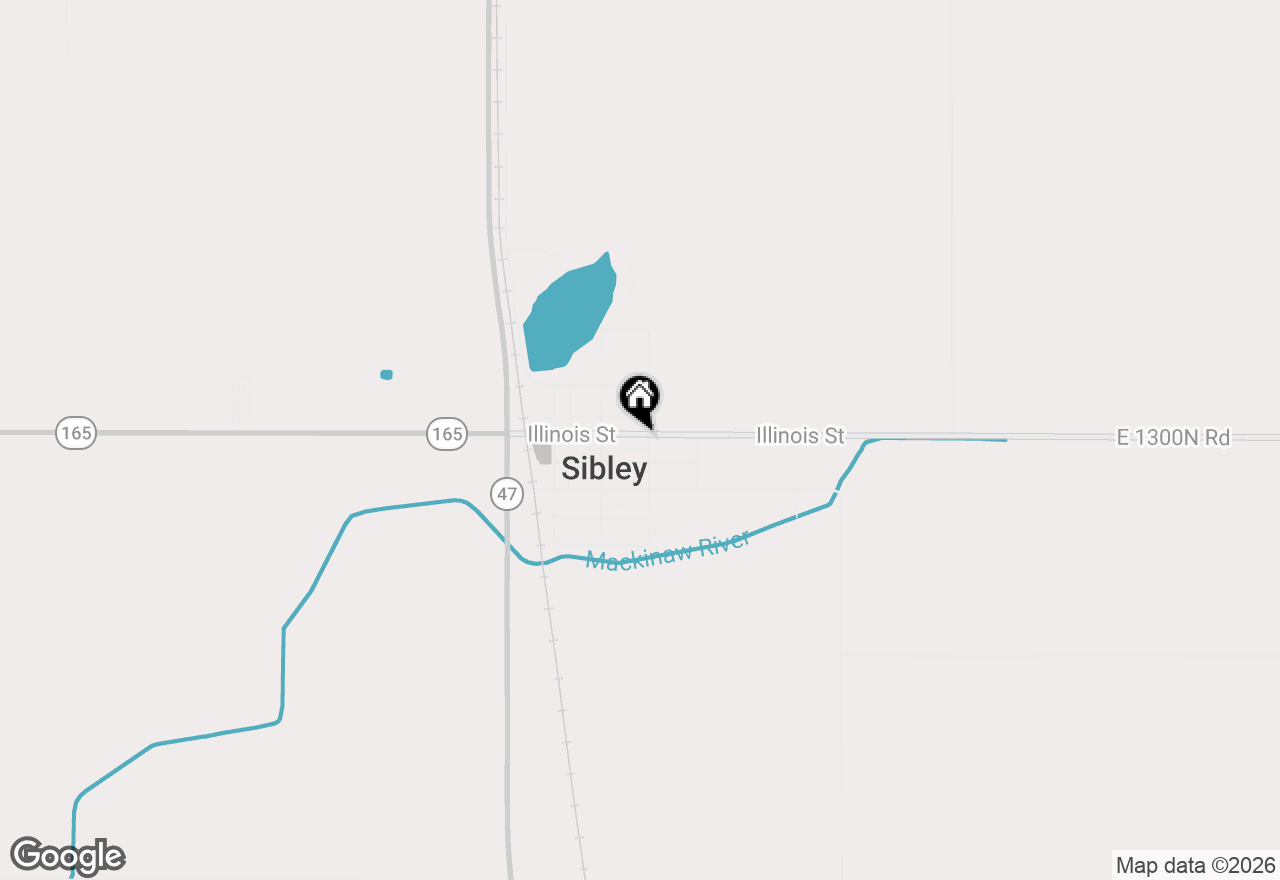 Map of (Address confidential), Sibley, Illinois 61773