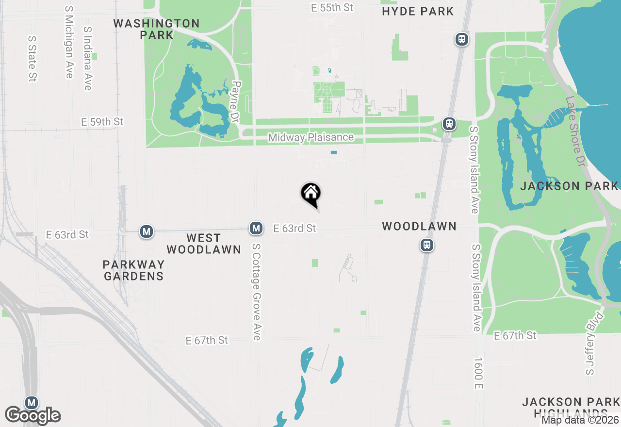Map of 6227 D S Ellis Avenue, Chicago, IL 60637