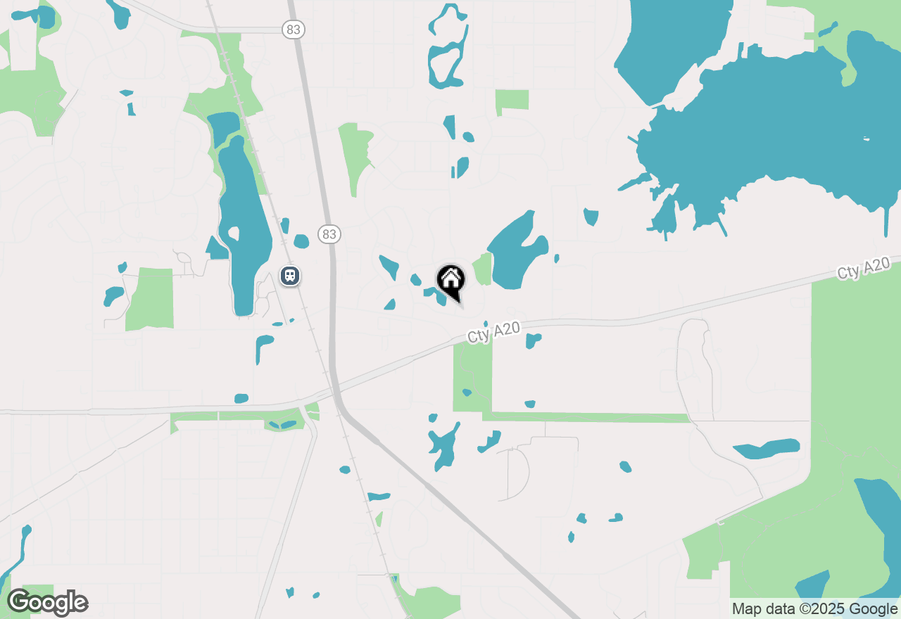 Map of 1032 Oak Tree Trail, Lake Villa, IL 60046