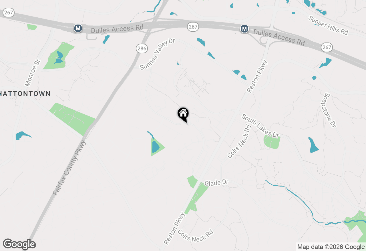 Map of 2284 Dosinia Court, Reston, VA 20191