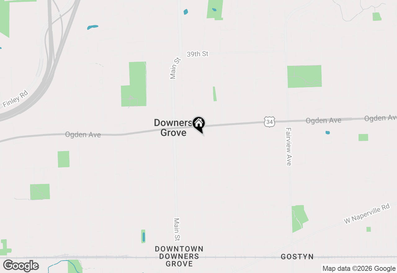 Map of 4334 Washington Street, Downers Grove, IL 60515