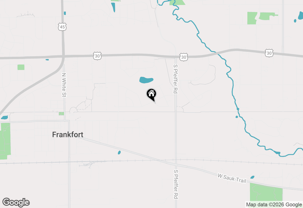 Map of 8969 Charrington Drive, Frankfort, IL 60423