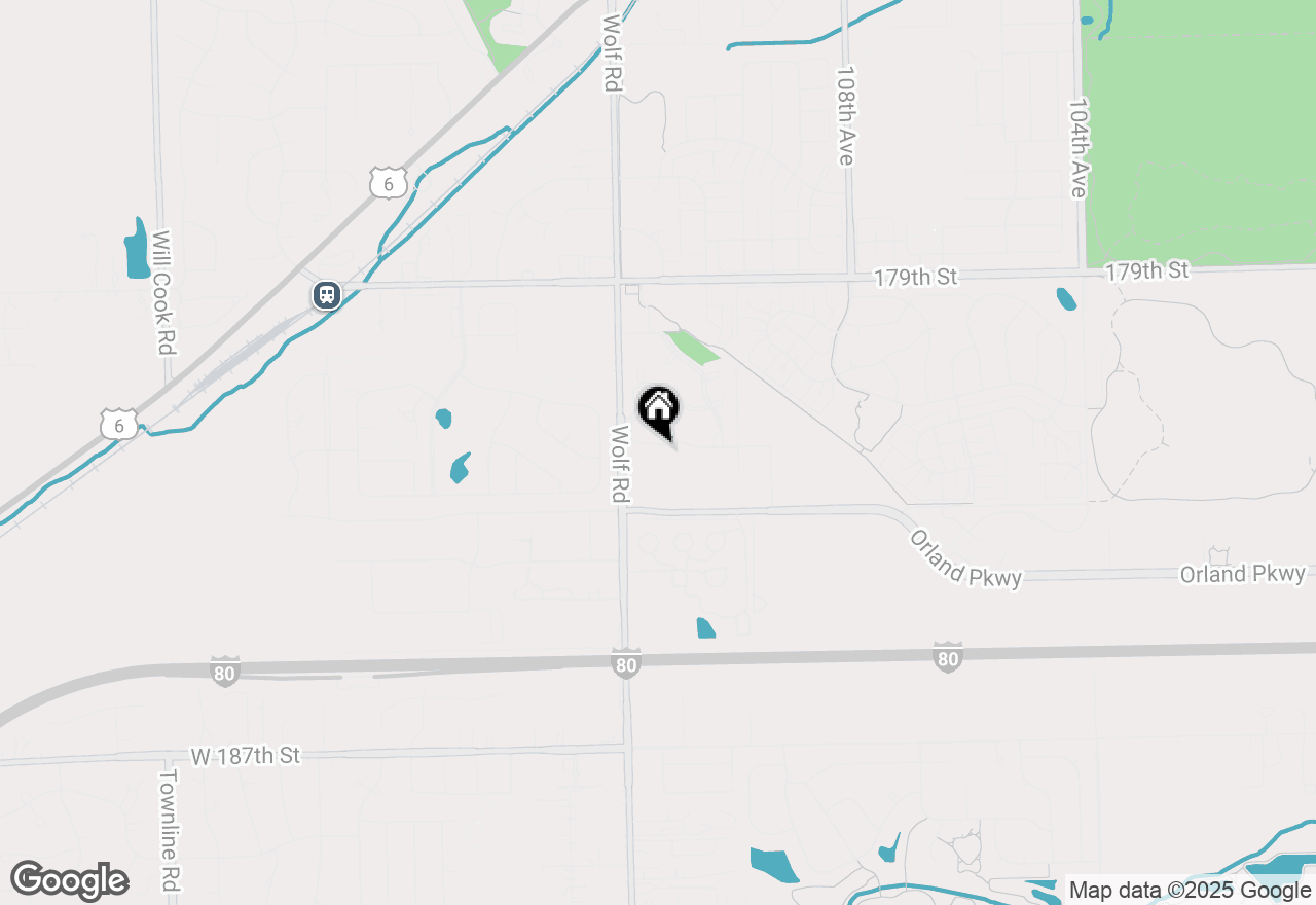 Map of 11111 Waters Edge Drive #4B, Orland Park, IL 60467