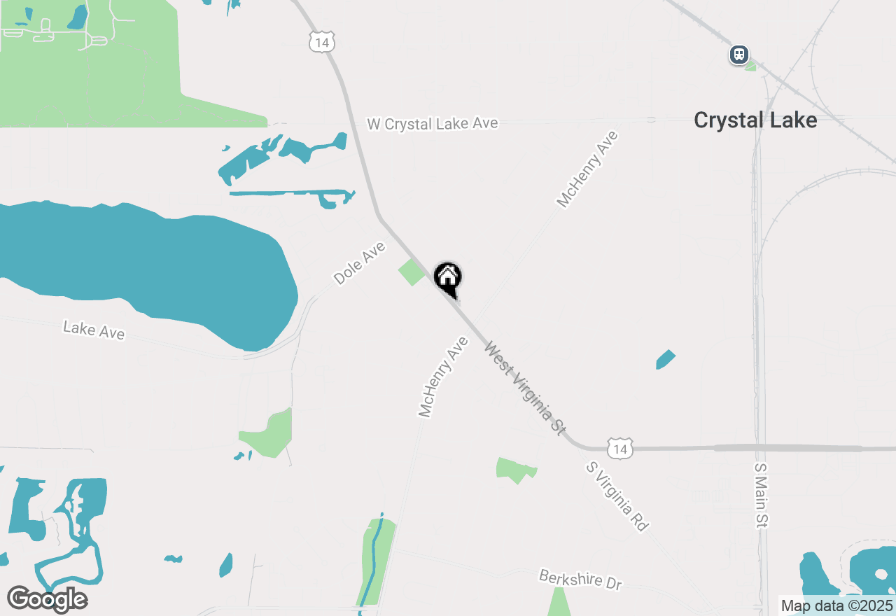 Map of 377 W Virginia Street, Crystal Lake, IL 60014