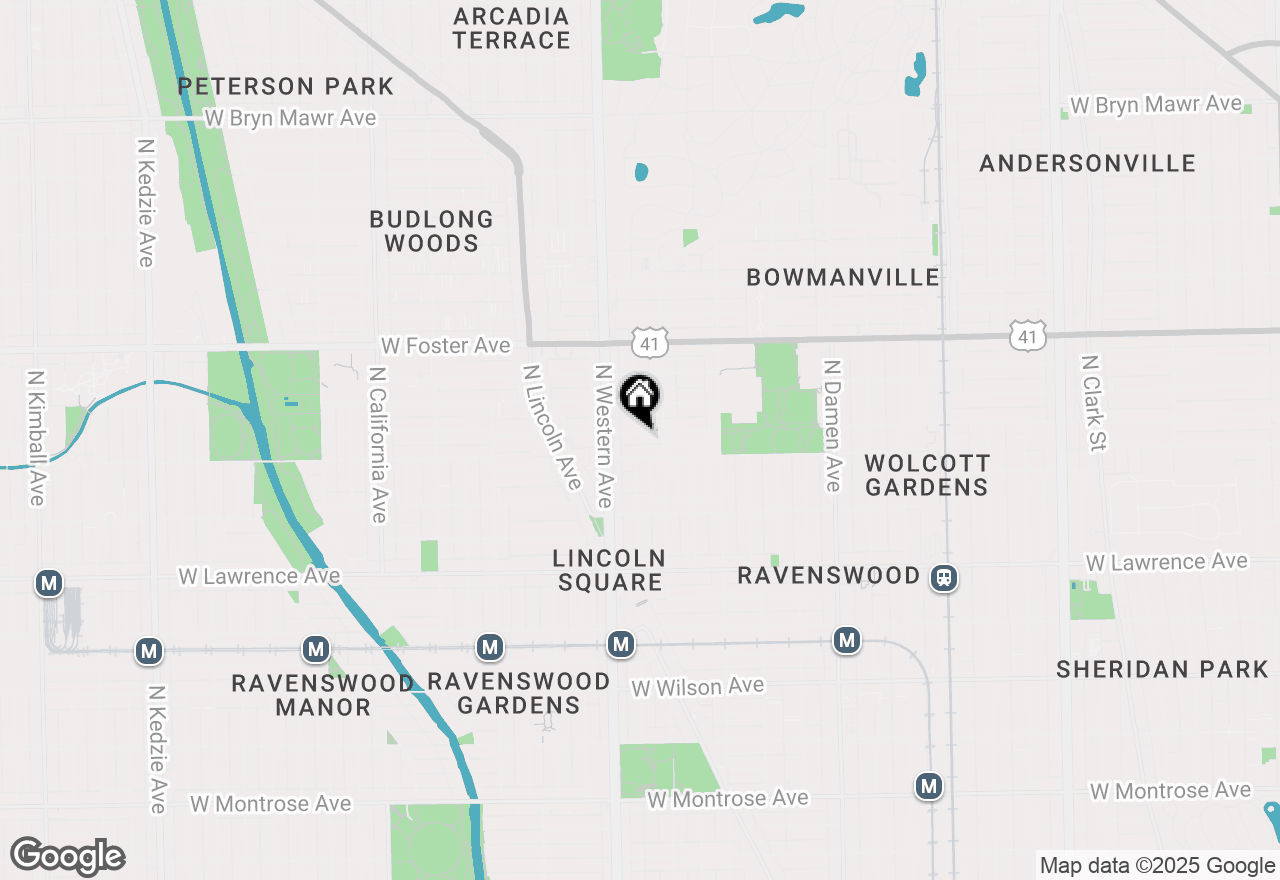 Map of 2325 W Winnemac Avenue, Chicago, IL 60625