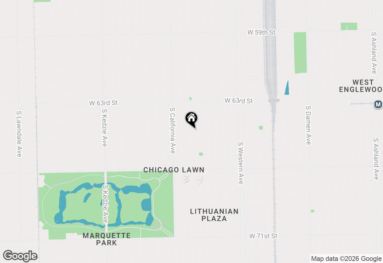 Map of 6445 S Washtenaw Avenue, Chicago, IL 60629