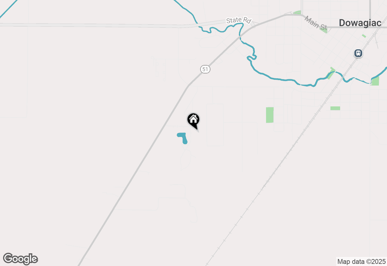 Map of 29314 Saddlebred Lane, Dowagiac, MI 49047