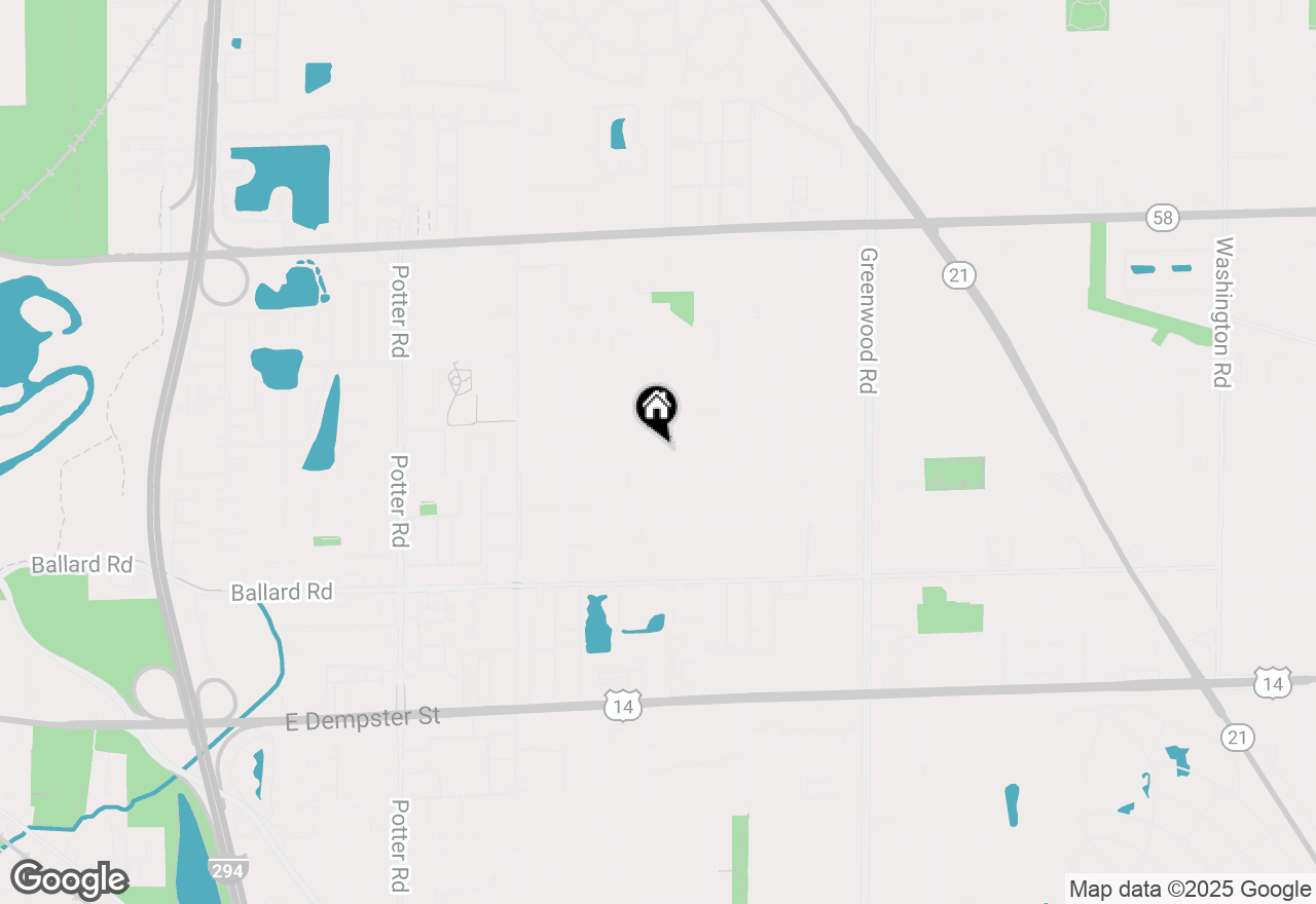 Map of 8955 Lyons Street, Des Plaines, IL 60016