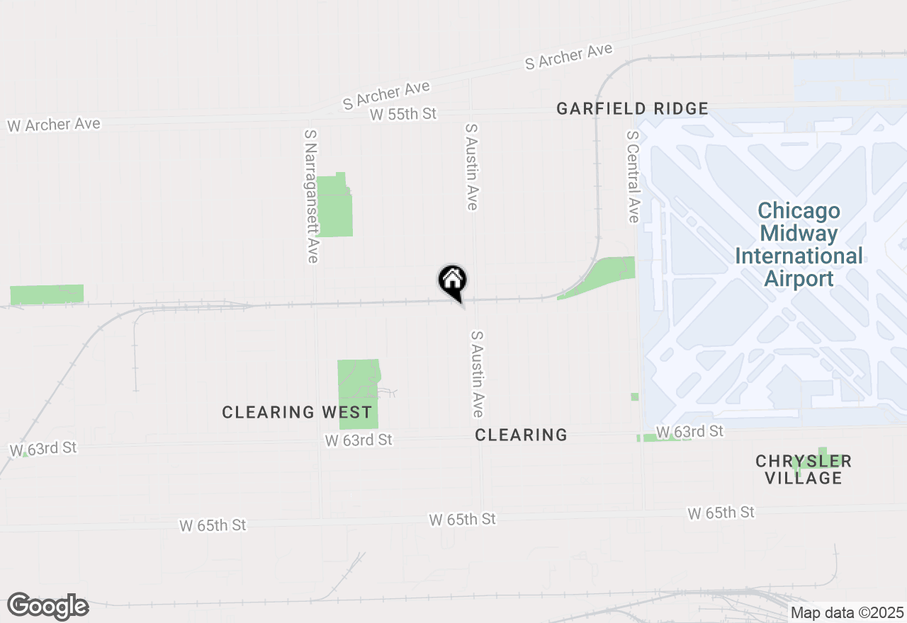 Map of 6034 W 60th Street, Chicago, IL 60638