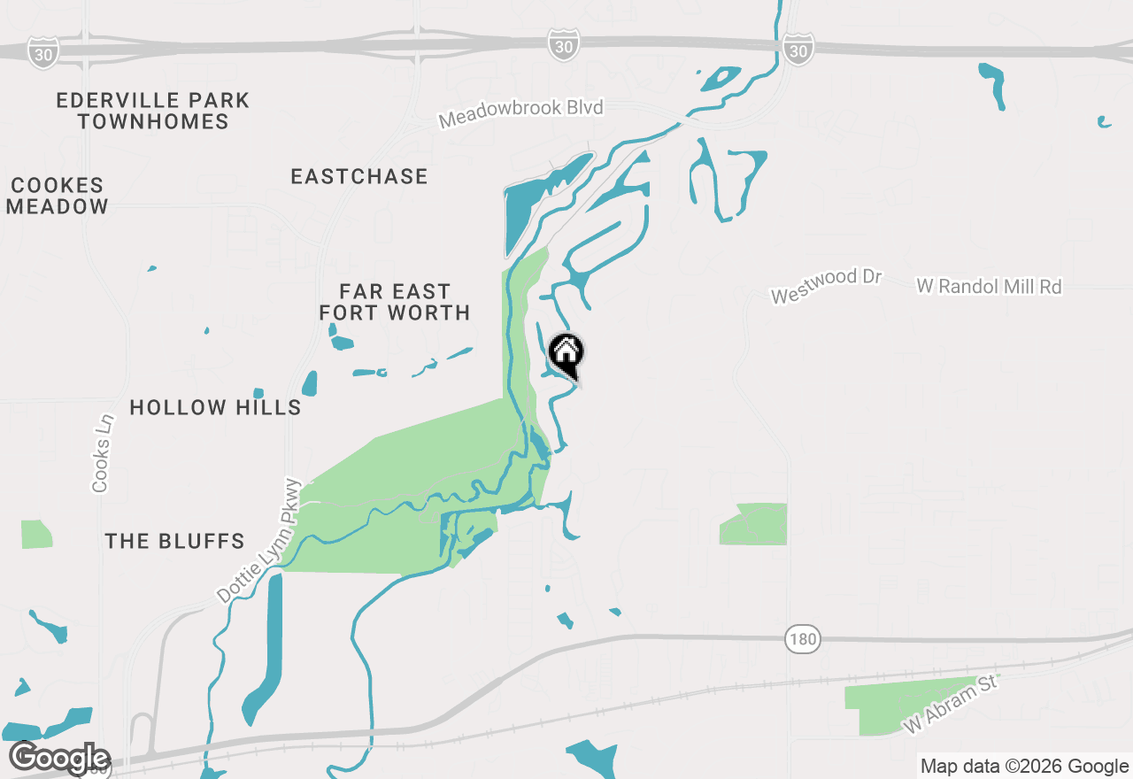 Map of 3200 San Paulo Court, Arlington, TX 76012