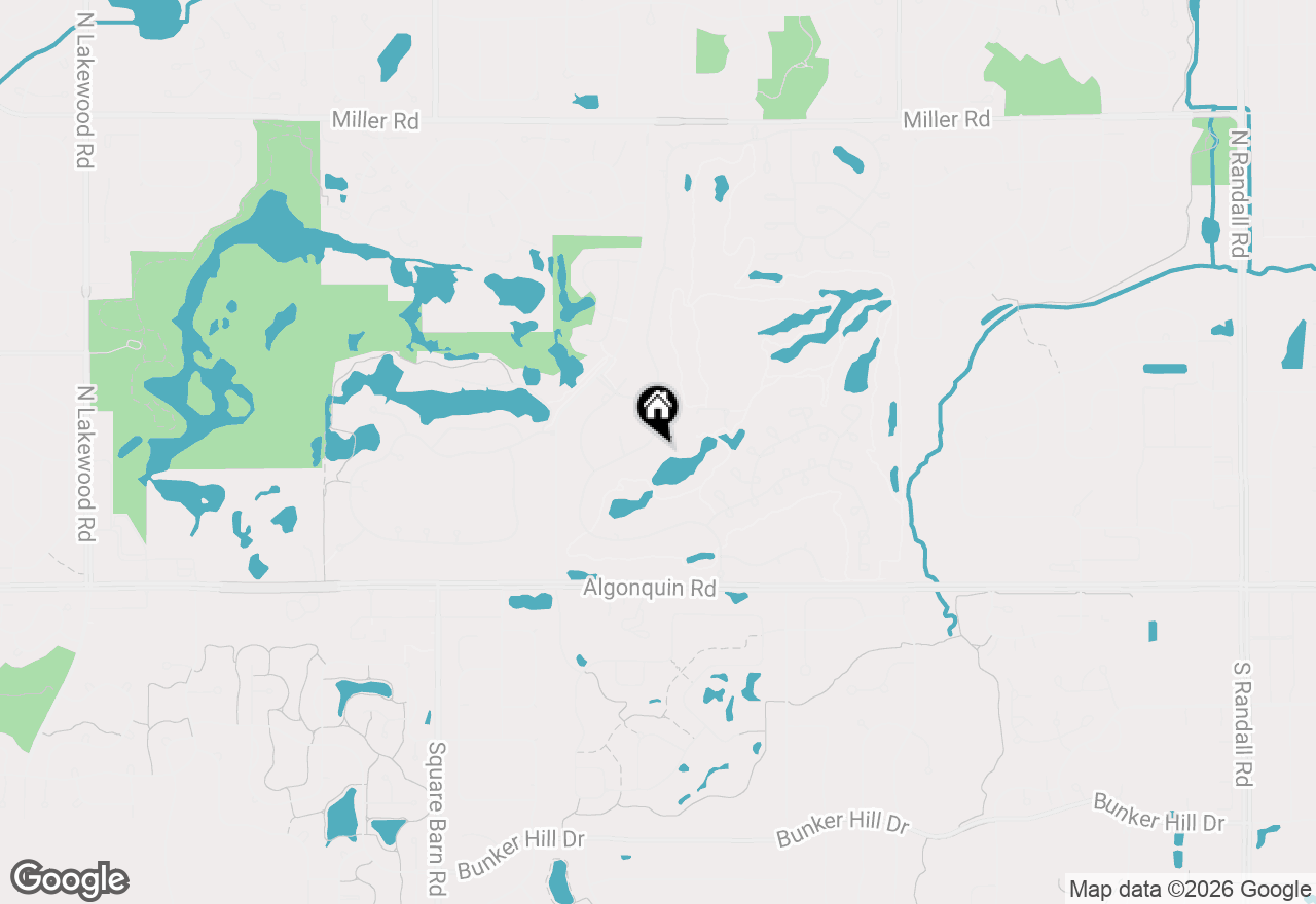 Map of 320 Boulder Drive, Lake In The Hills, IL 60156