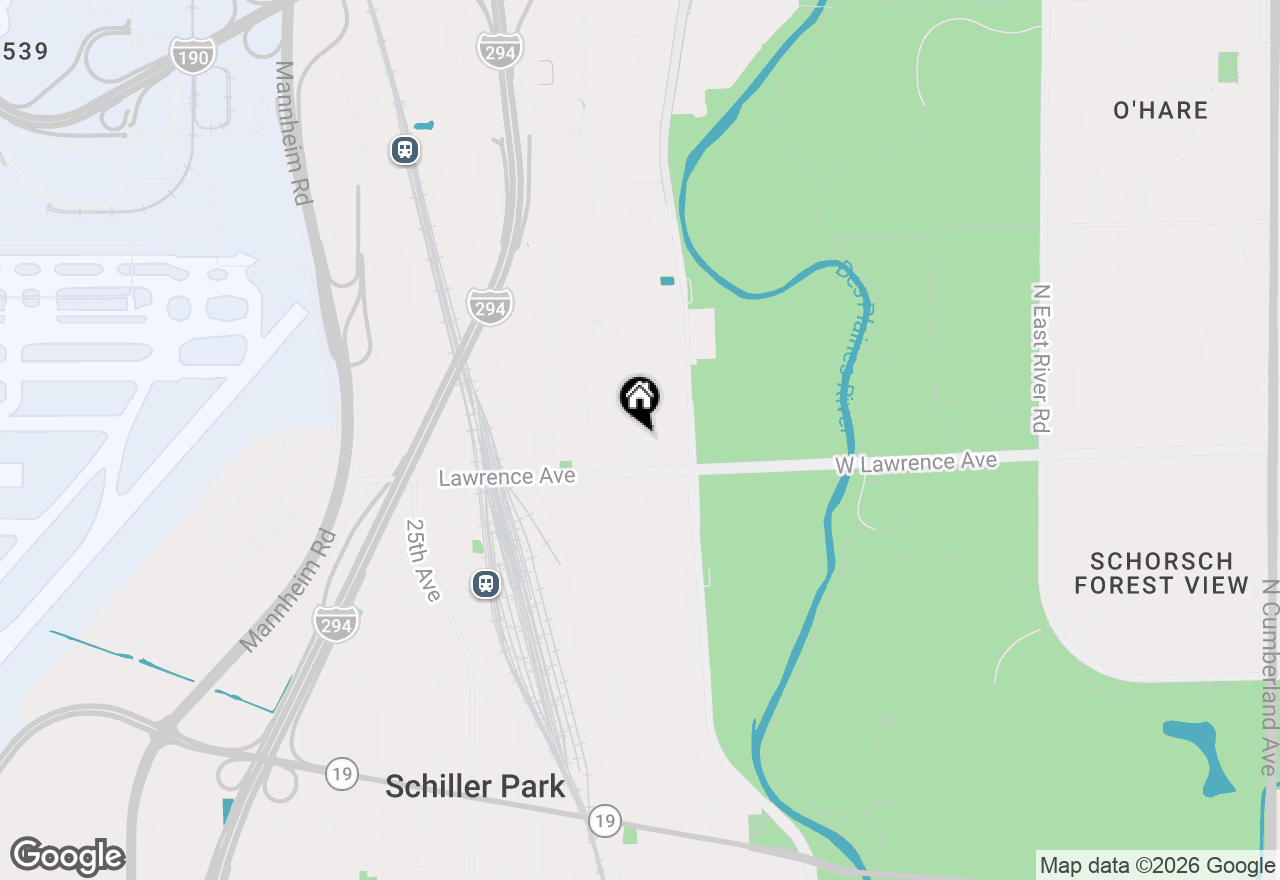 Map of 9507 Kelvin Lane #2331, Schiller Park, IL 60176