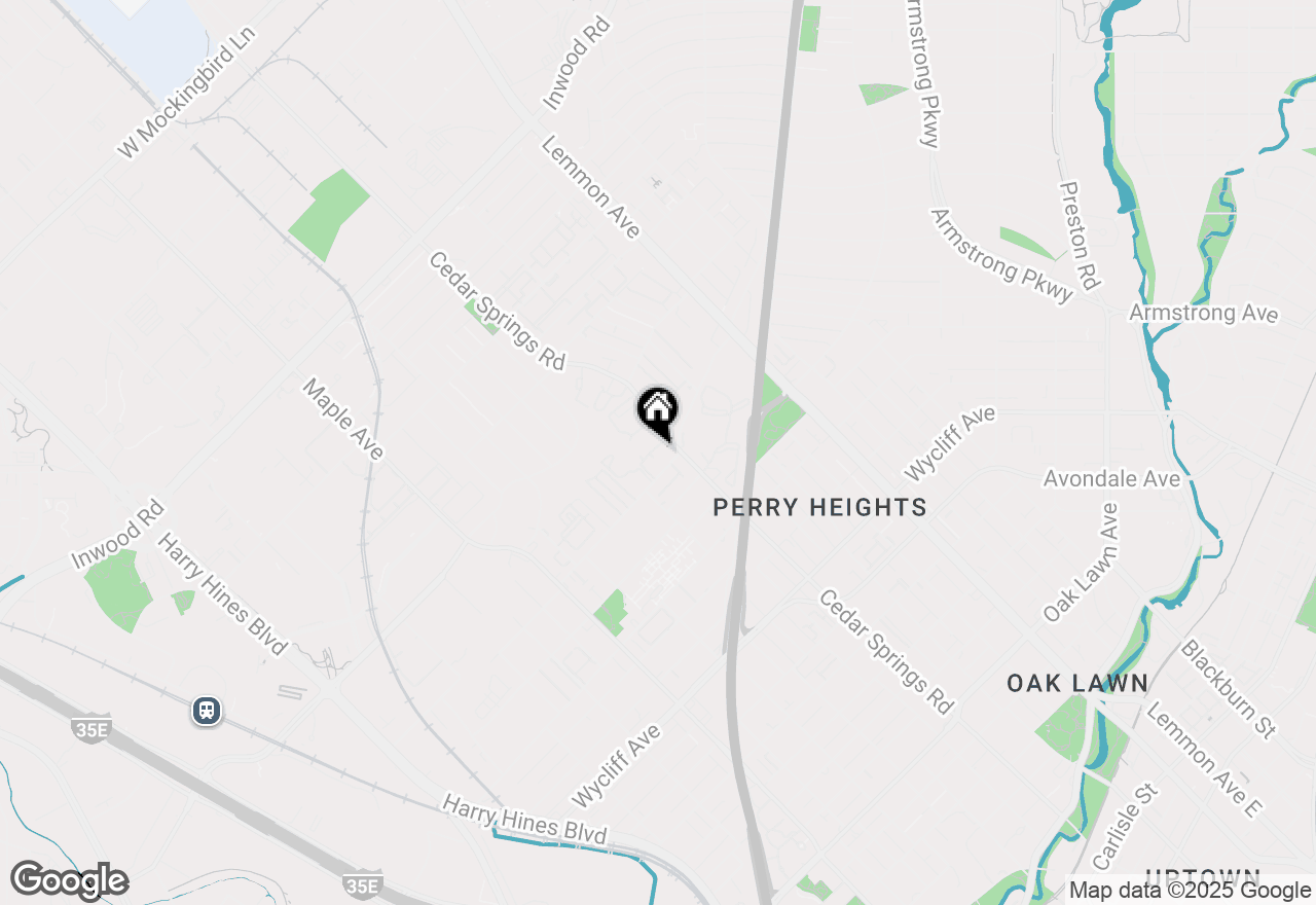 Map of 4777 Cedar Springs Road #8L, Dallas, TX 75219