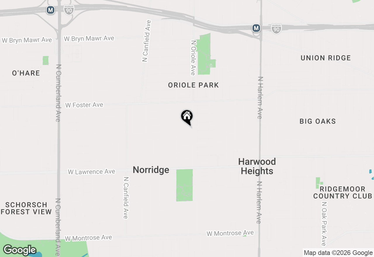 Map of 5018 N Olympia Avenue, Chicago, IL 60656
