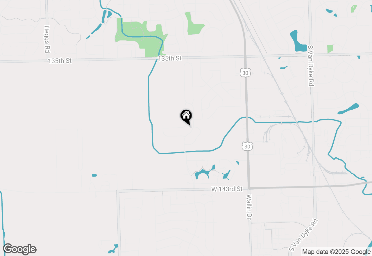 Map of 13905 Trillium Lane, Plainfield, IL 60544