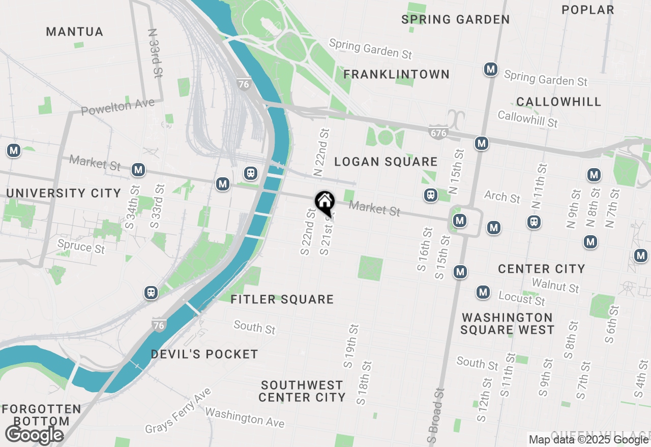 Map of 2101-17 Chestnut Street #1011, Philadelphia, PA 19103