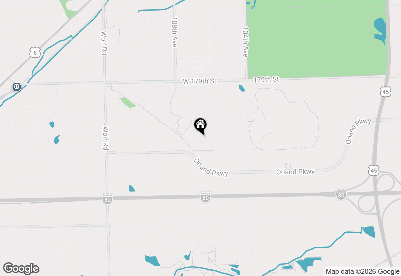 Map of 10642 Melissa Drive #105, Orland Park, IL 60467