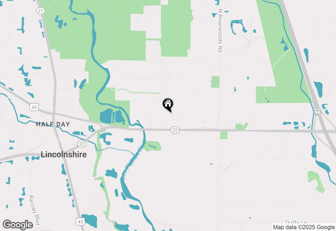 Map of 7 Preston Court, Lincolnshire, IL 60069