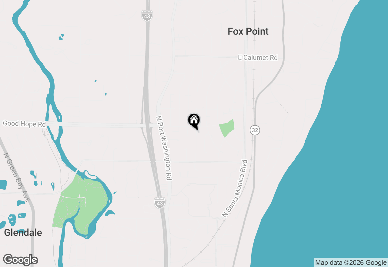 Map of 7171 N Seneca Ave, Glendale, WI 53217