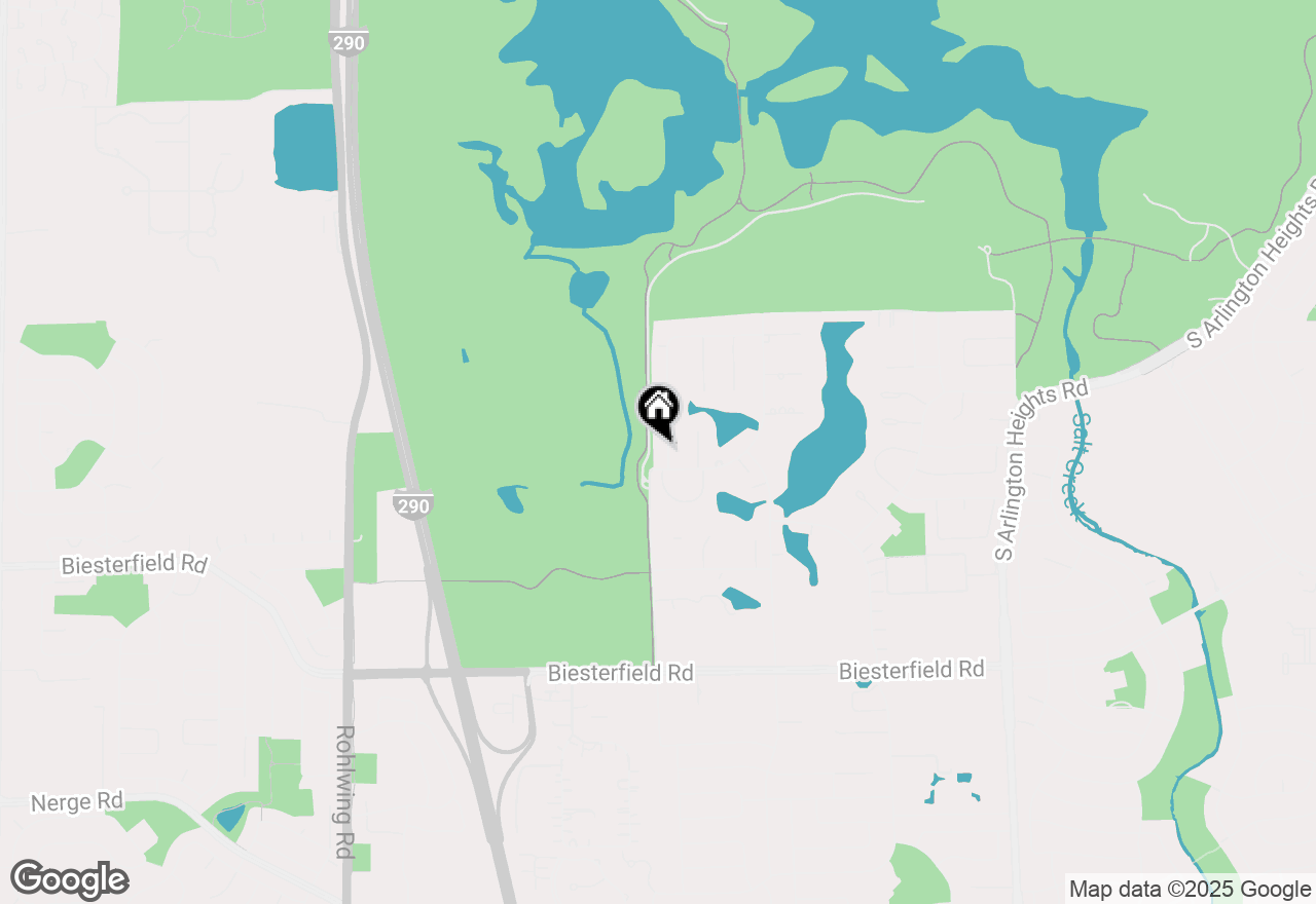 Map of 740 Ruskin Drive, Elk Grove Village, IL 60007