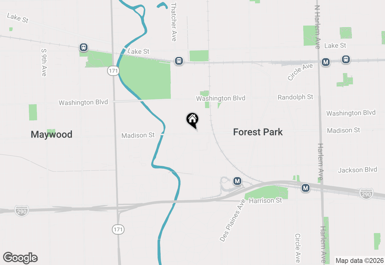 Map of 7952 Madison Street #2E, River Forest, IL 60305