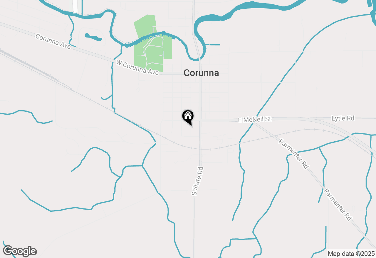 Map of 412 S Woodworth Street, Corunna, MI 48817