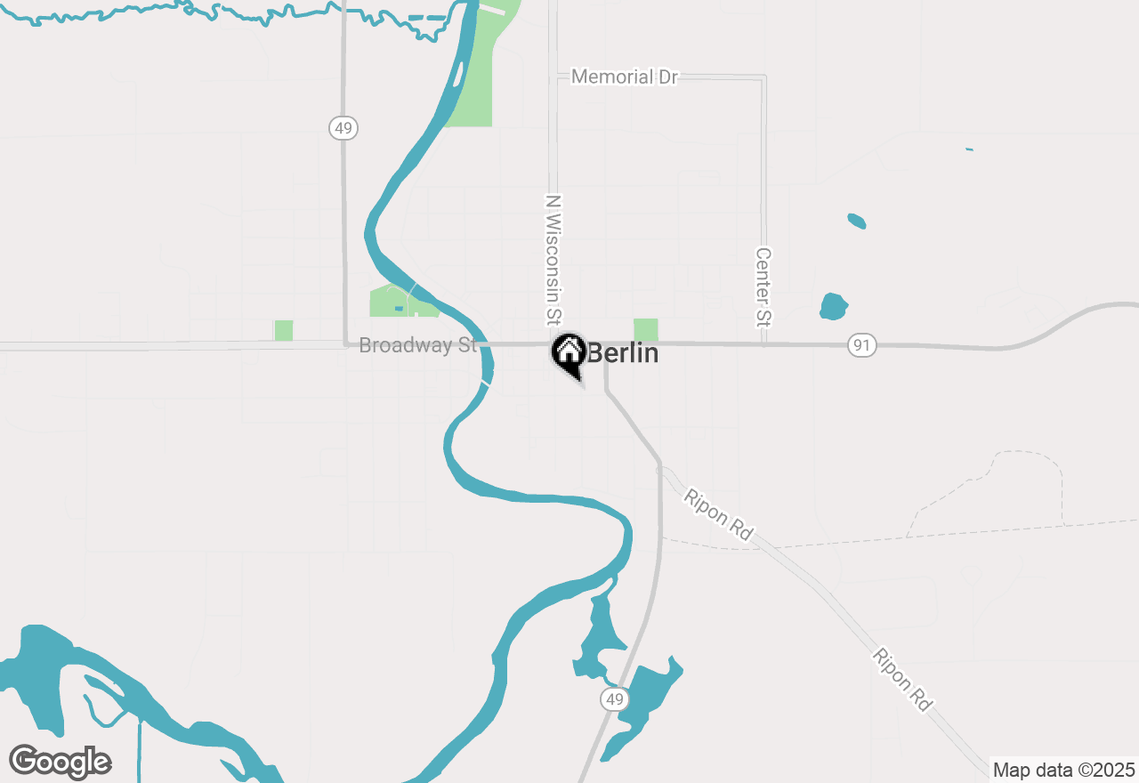 Map of 115 E Ceresco Street, Berlin, WI 54923