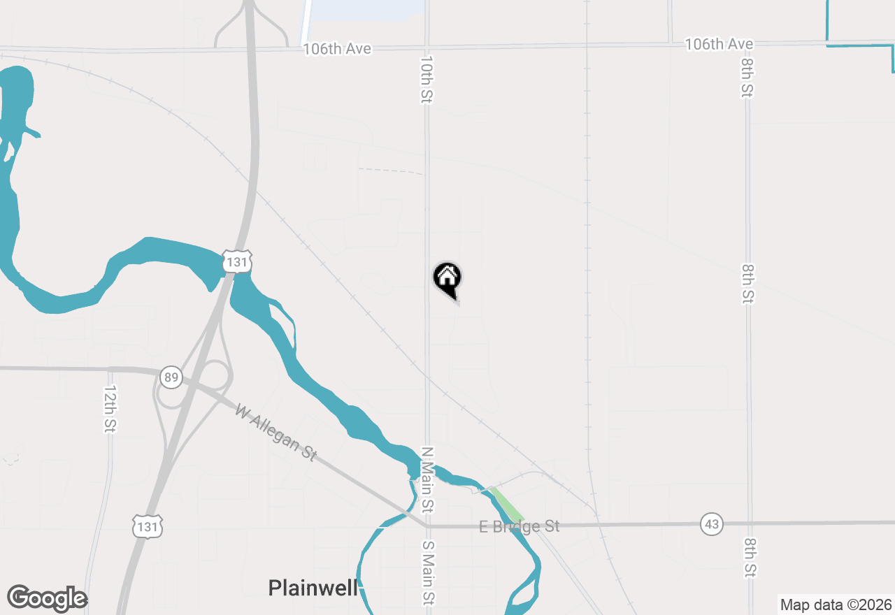 Map of 811 Thomas Street, Plainwell, MI 49080