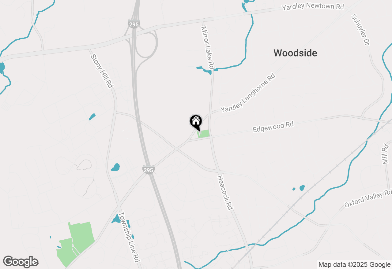 Map of 1666 Edgewood Road, Yardley, PA 19067