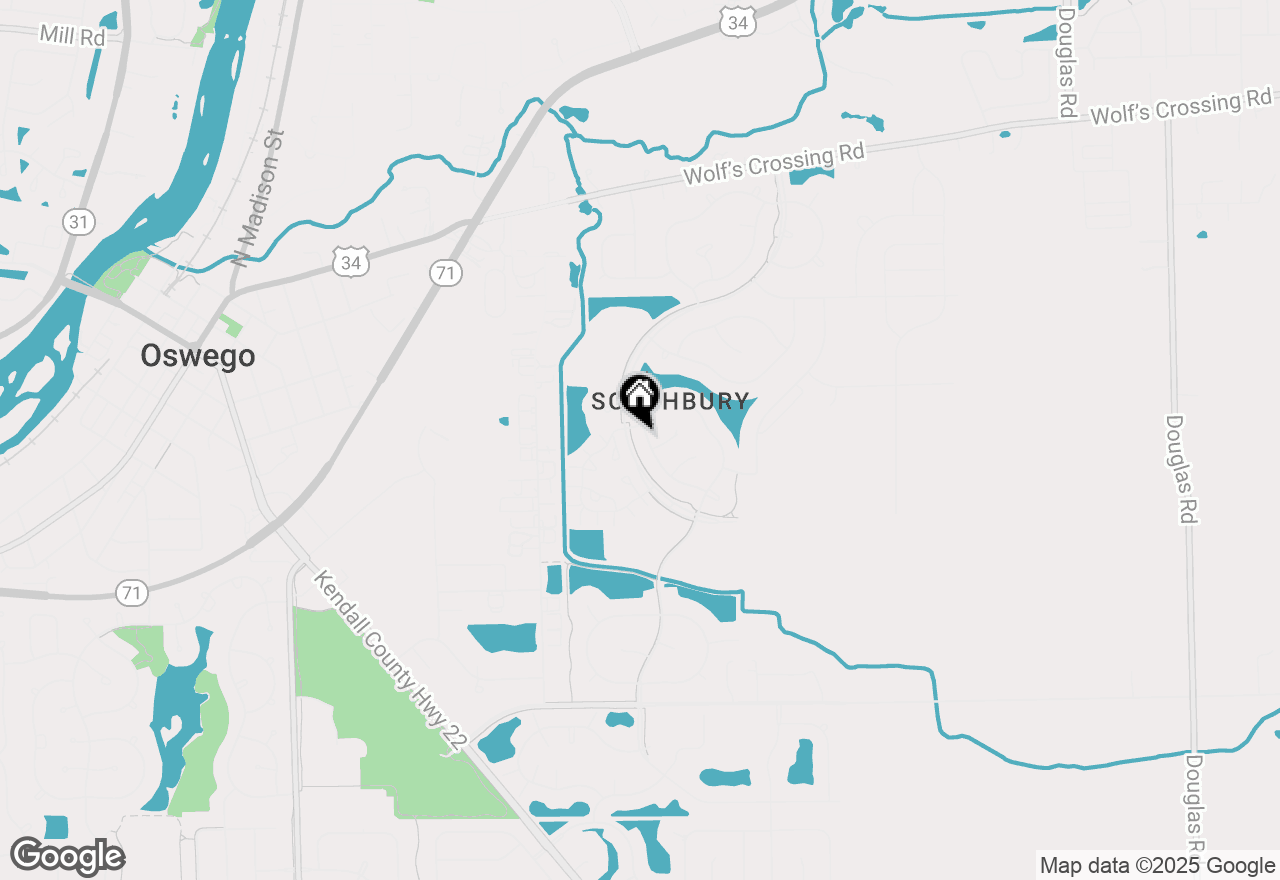 Map of 829 Canton Drive, Oswego, IL 60543
