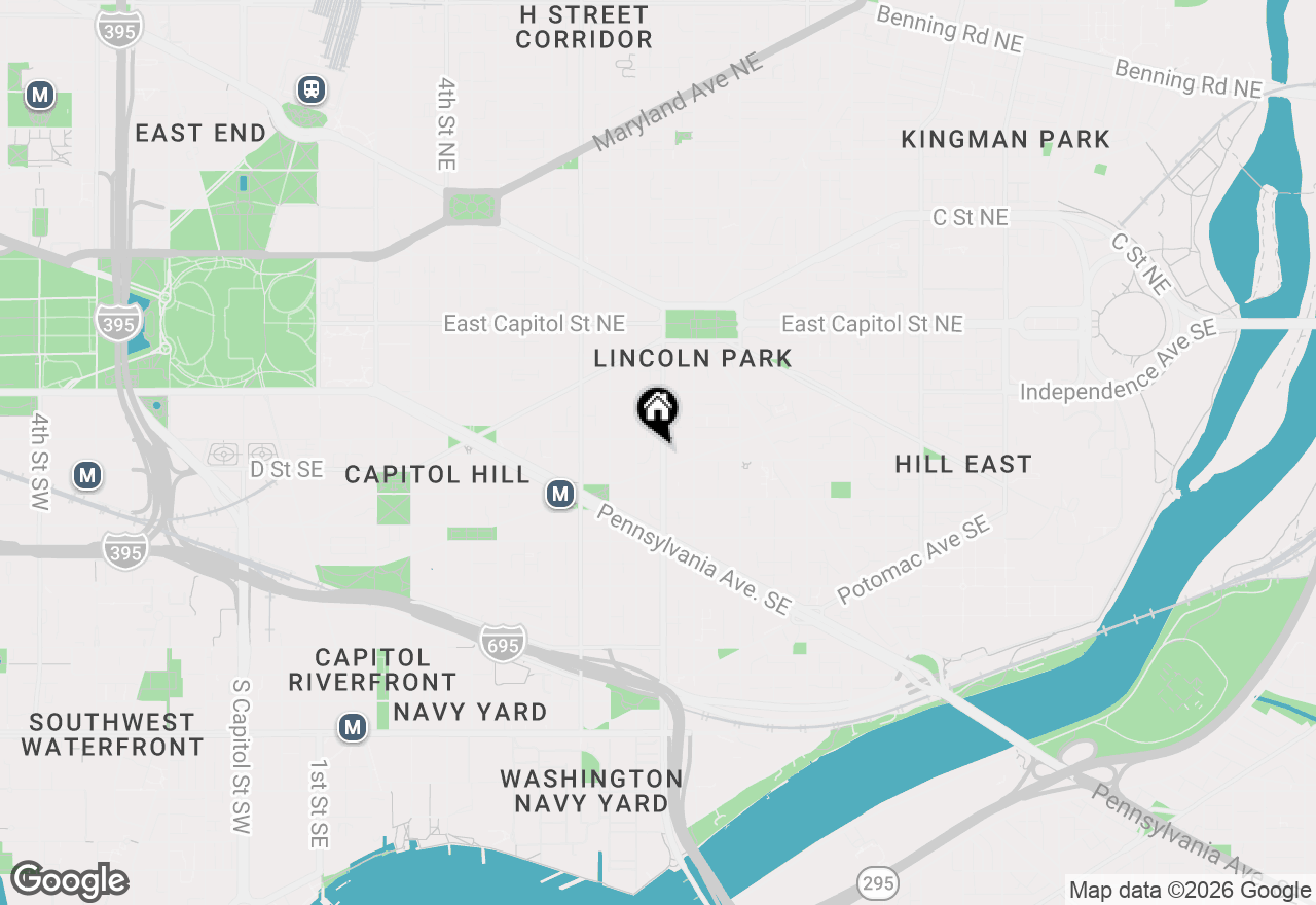 Map of 315 11th Street Se, Washington, DC 20003