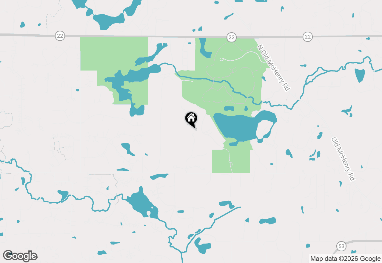 Map of 3821 Nottingham Drive, Long Grove, IL 60047