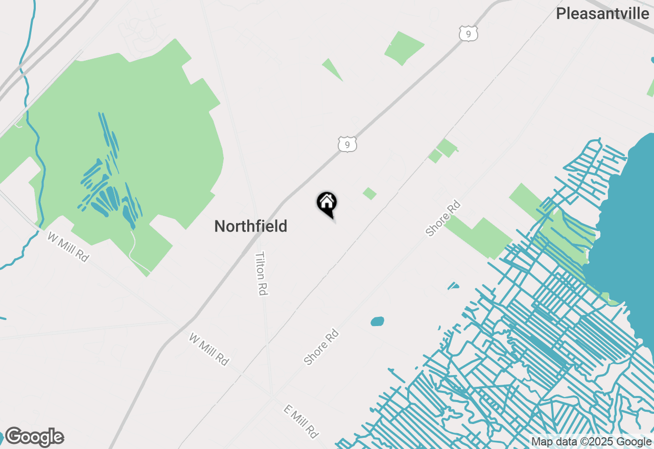 Map of 811 1st Street, Northfield, NJ 08225