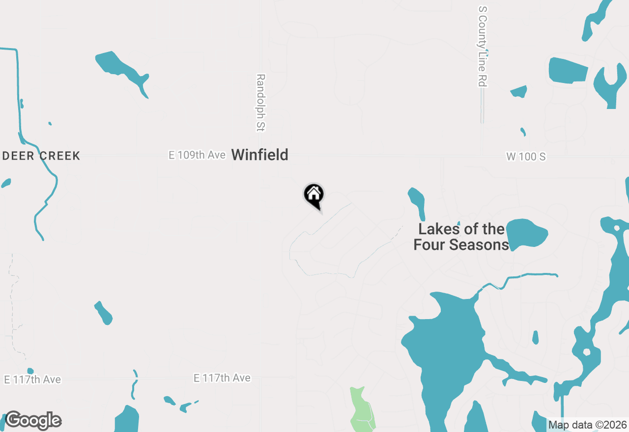 Map of 3695 Kingsway Drive, Crown Point, IN 46307