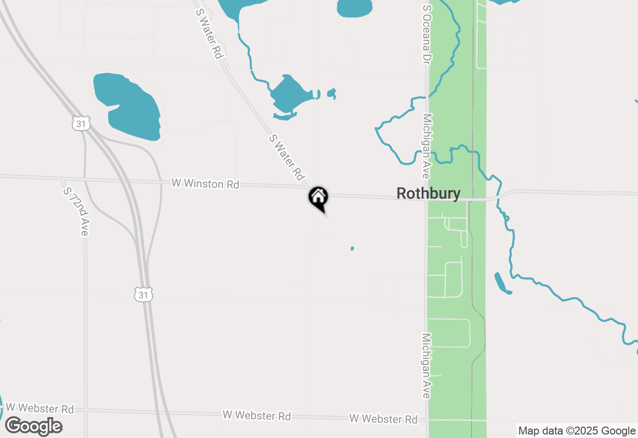 Map of 7700 S 80th Avenue, Rothbury, MI 49452