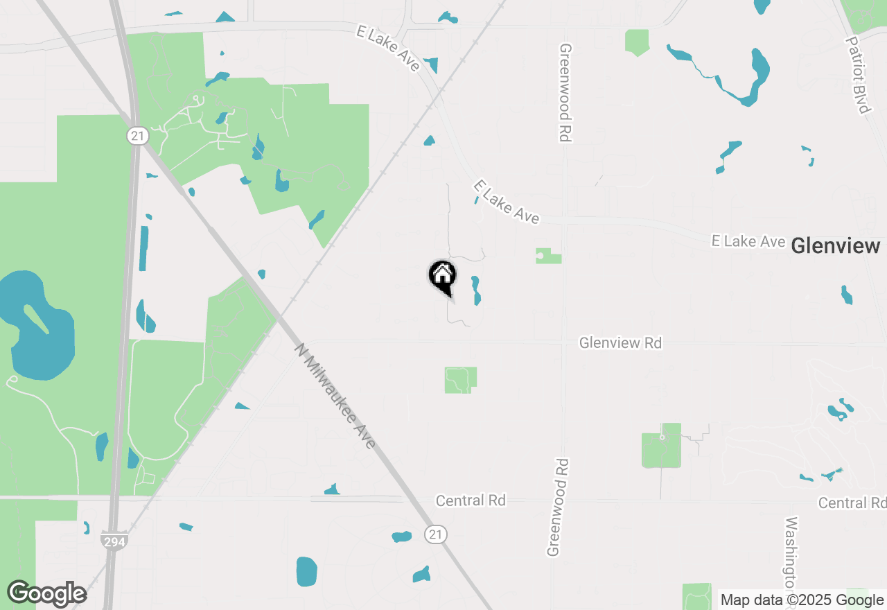 Map of 3701 Knollwood Lane, Glenview, IL 60025