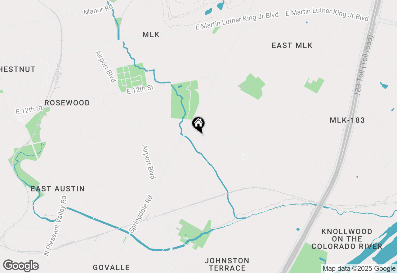 Map of 1125 Denfield St #2, Austin, TX 78721