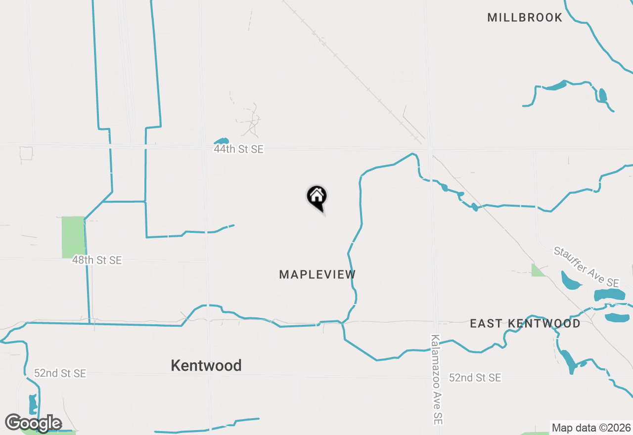 Map of 4642 Bonnie Avenue Se, Kentwood, MI 49508