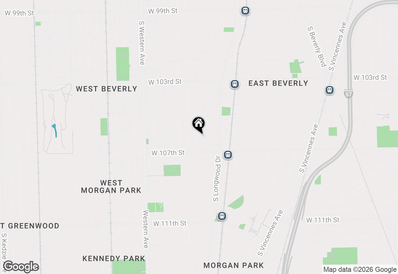 Map of 10609 S Hoyne Avenue, Chicago, IL 60643