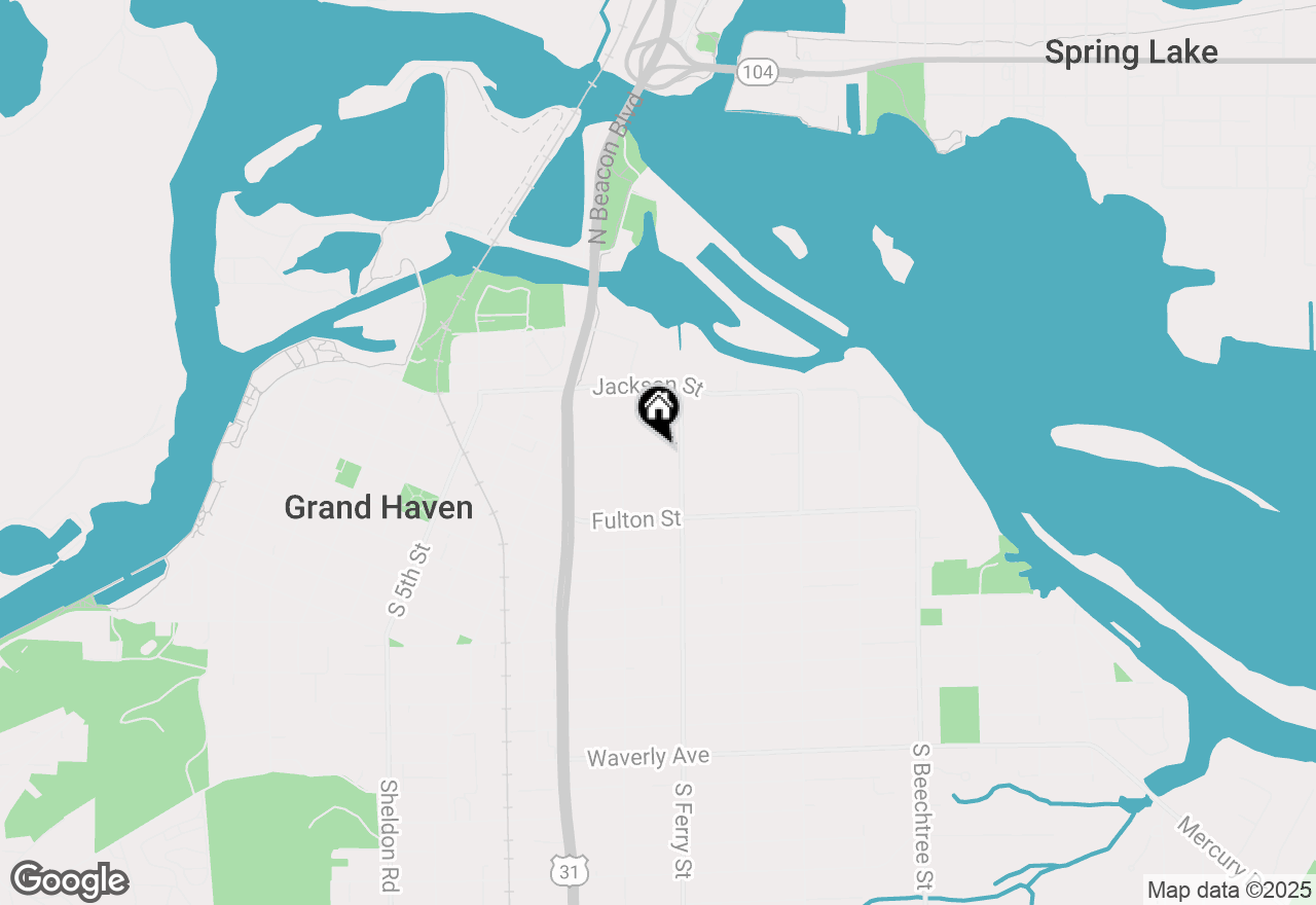 Map of 1034 Madison Street, Grand Haven, MI 49417