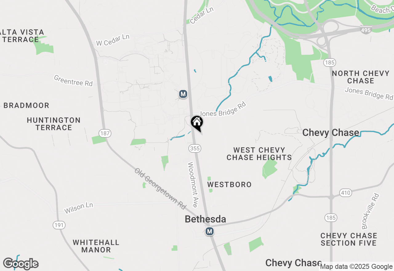 Map of 8501 Halston Way, Bethesda, MD 20814