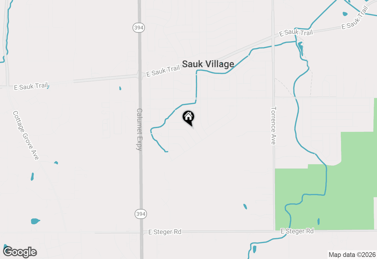 Map of 1855 Reichert Avenue, Sauk Village, IL 60411