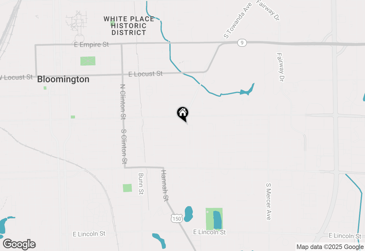 Map of 101 S State Street, Bloomington, IL 61701