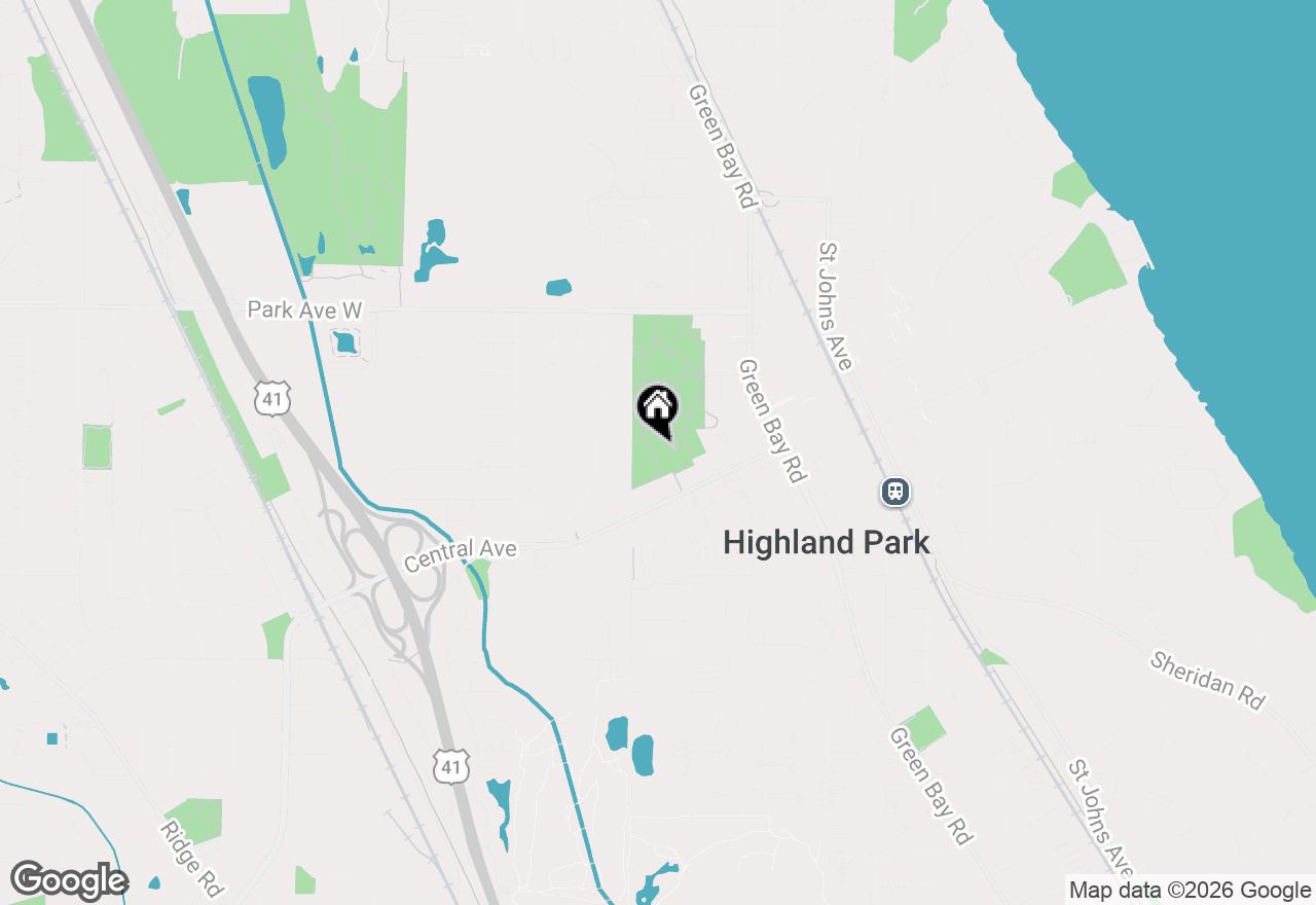 Map of 891 Central Avenue #217, Highland Park, IL 60035