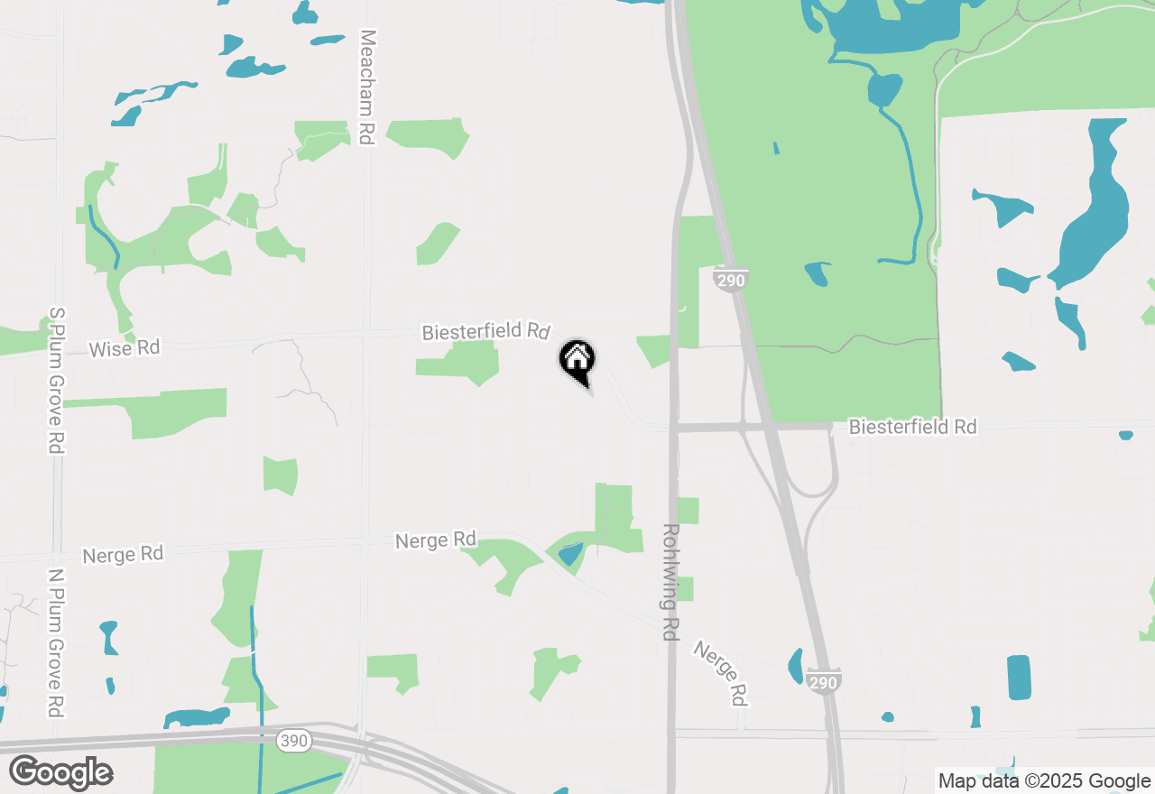 Map of 870 Debra Lane, Elk Grove Village, IL 60007