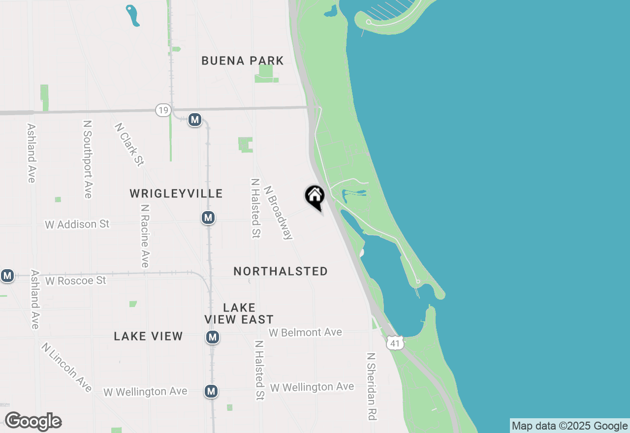 Map of 538 W Brompton Avenue #3E, Chicago, IL 60657